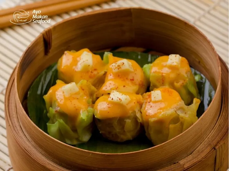 Siomay with Creamy Cheese